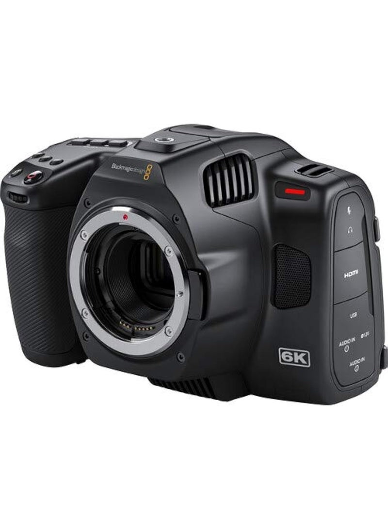 Blackmagic Design Pocket Cinema Camera 6K Pro Super 6K Digital Film Camera with HDR, EF Lens Mount, 5-Inch Touchscreen, ND Filters, Built-In Viewfinder, Professional Video Recording - Image 1